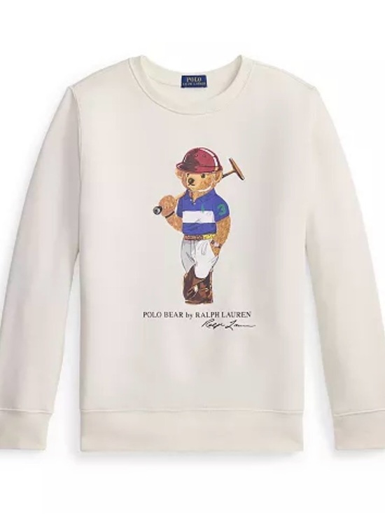 Ralph Lauren Tops - Polo by Ralph Lauren Cream Polo Bear Crewneck Sweatshirt